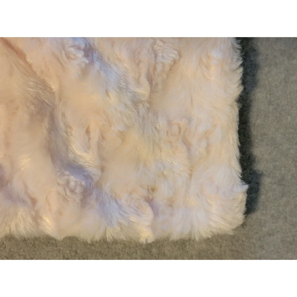 NWT Blankets & Beyond Pink Sleeping Bunny Rabbit Lovey Security Blanket